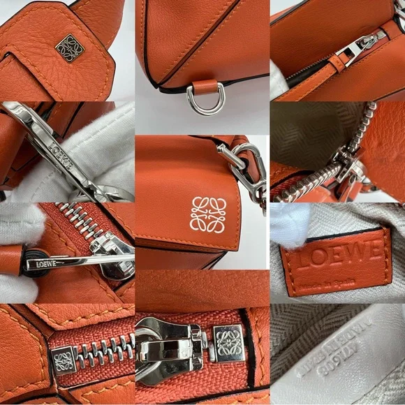 Authentic Loewe Small Puzzle in classic Calfskin - Picture 15 of 17